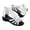 White, variant on Dakaela Gladiators Sandals for Women Braided Strappy Ankle Strap Low Wedge Flat Sandal Back Zipper Open Toe Dressy Summer Walking Shoes Size 6