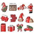 thumbnail image 2 of Festive Wooden Christmas Ornament Hanging Holiday Set for Tree 36PCS, 2 of 6