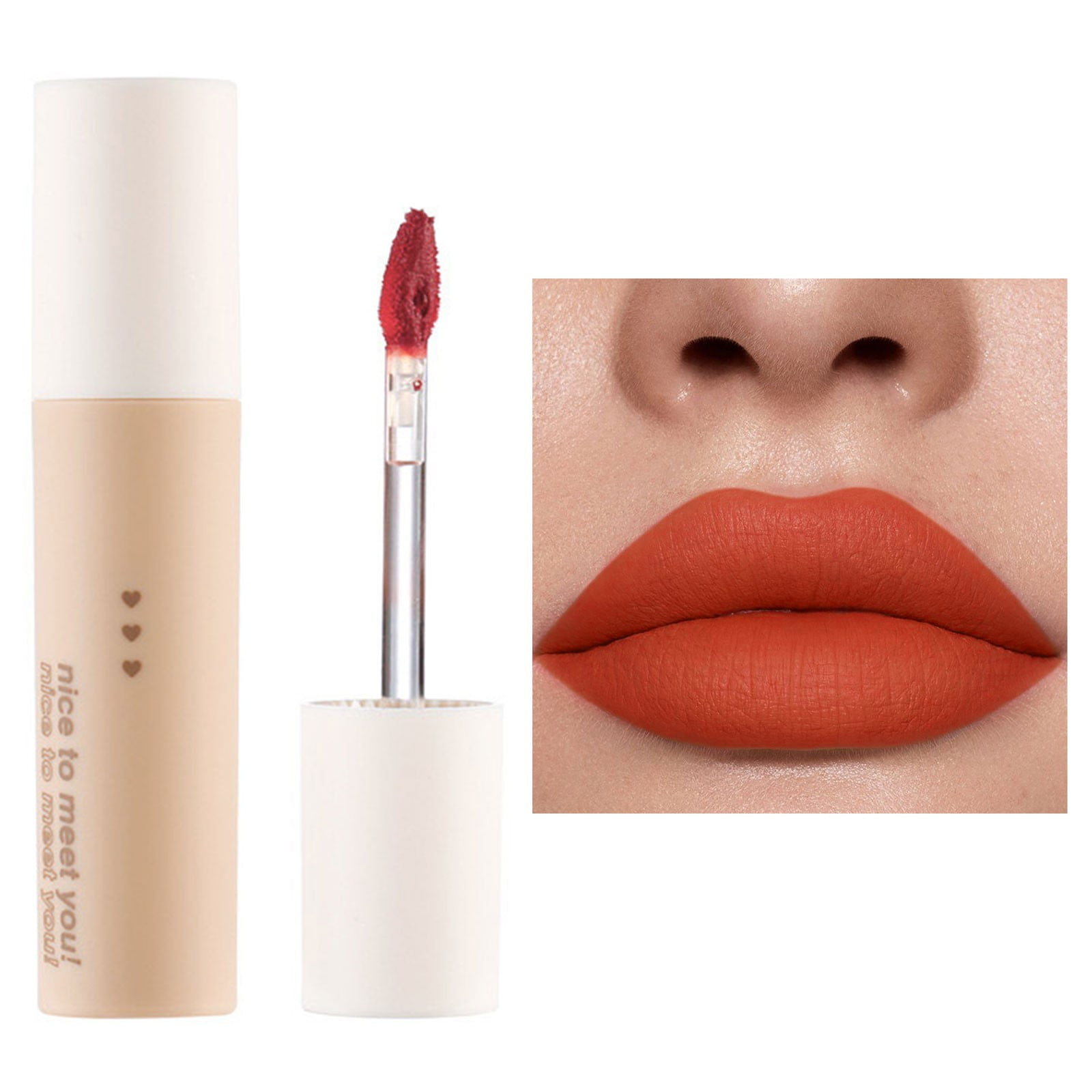 Air Cheese Lip Mud Silky Lip Glaze Lipstick Does Not Fade Non Stick Lip  Gloss For Both Lips And Cheeks No Burden Lip Mud Texture 2ML