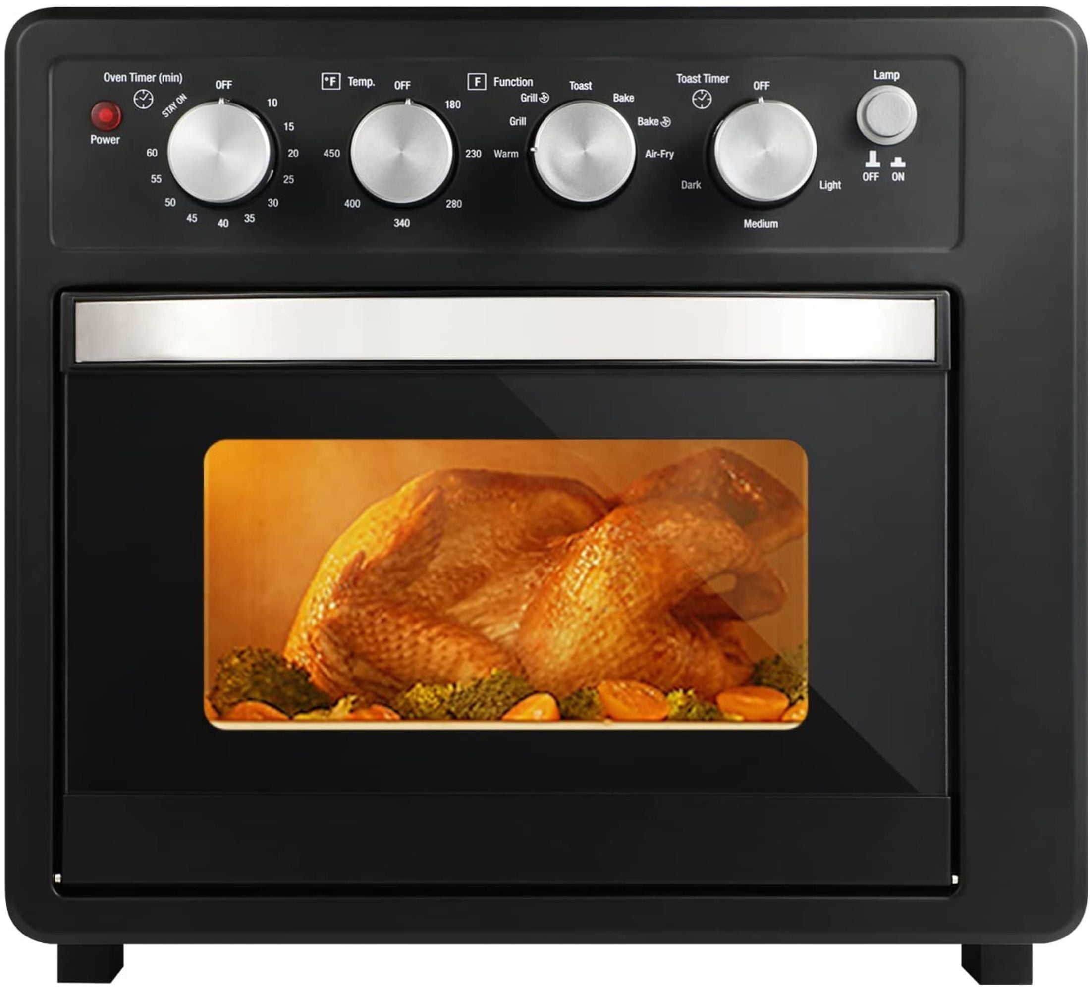 Simple Deluxe Toaster Oven Air Fryer Combo with Dehydrator25L Large