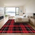 thumbnail image 3 of ODIKA 5'x7' Machine Washable Non-Slip Area Rug, Rustic Red High Traffic Rug, Red, 1058132, 3 of 7