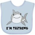 thumbnail image 3 of Inktastic I'm Teething Cute Shark Boys or Girls Baby Bib, 3 of 4