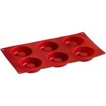 TrueCraftware- Savarin Silicone Baking Pan Egg Mold 6 Cavities 2.1 oz each cup- Nonstick Food Grade Cupcake Pan Baking Pan for Muffins Cupcakes Egg Bites Mold Chocolate Molds