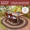 thumbnail image 6 of Ultra Durable Braided Rug-Color:Black,Shape:Oval,Size:5' x 8', 6 of 8
