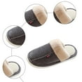 thumbnail image 3 of Warm Knit House Slippers for Women Comfy Memory Foam Fuzzy House Shoes Soft Warm Woman Indoor Bedroom Slides Slip on, 3 of 4