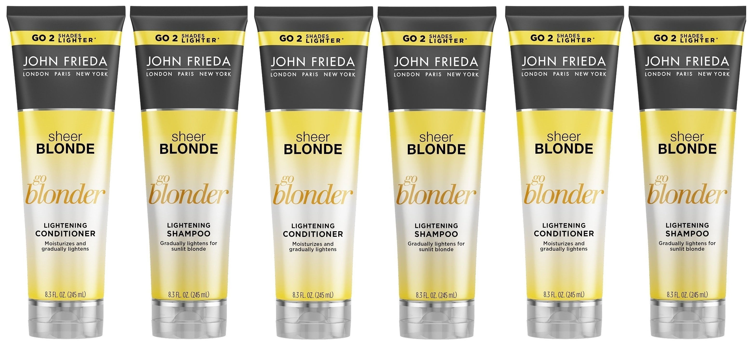 1. John Frieda Sheer Blonde Go Blonder Lightening Shampoo - wide 8