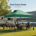 thumbnail image 2 of CHITOOMA 10 x 10ft Pop up Canopy Tent, Instant Outdoor Shelter Easy Portable Straight Leg Canopy Tent, Green, 2 of 11