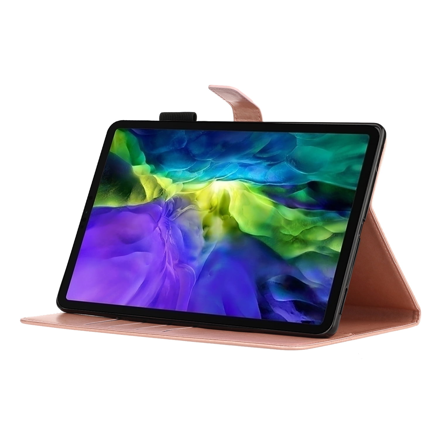 TECH CIRCLE Case for Apple iPad 10th Generation 10.9 Inch 2022,PU Leather Folio Flip Stand Smart Protective Cover with Auto Wake/Sleep Pencil Holder Soft Back Cover for iPad 10th Gen 10.9",Rosegold