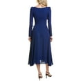 thumbnail image 2 of Carla Ruiz womens  Midi Dress, 4, Blue, 2 of 3