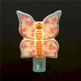 thumbnail image 1 of Pink Flowers on A Butterfly Shaped Night Light, 1 of 1