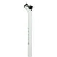 thumbnail image 1 of Publicaciones de asiento de bicicleta Unique Bargains 31.6x400mm Poste de sillín ligero tubo de asiento blanco fibra de carbono, 1 of 7