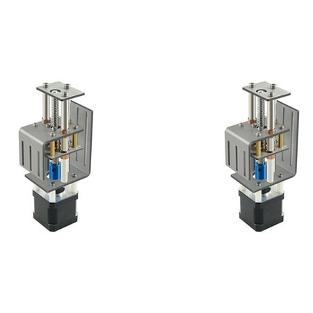 

2X CNC Z-Axis Sliding Table CNC Router Kit DIY Milling Small Transmission Module 100mm Distance Wood Z Axis Motor