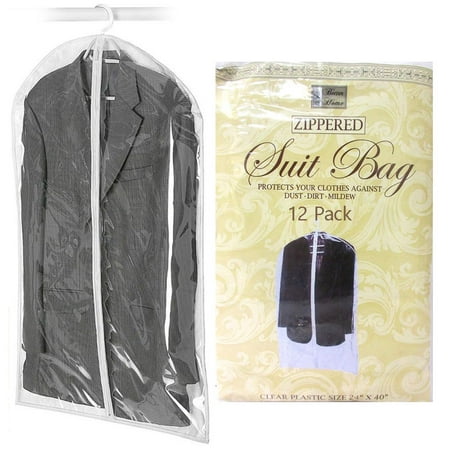 12 Lot Storage Bag 40 Suit Garment Protective Cover Dust Travel 12 Lot Storage Bag 40 Suit Garment Protective Cover Dust Travel Carrier Clothes