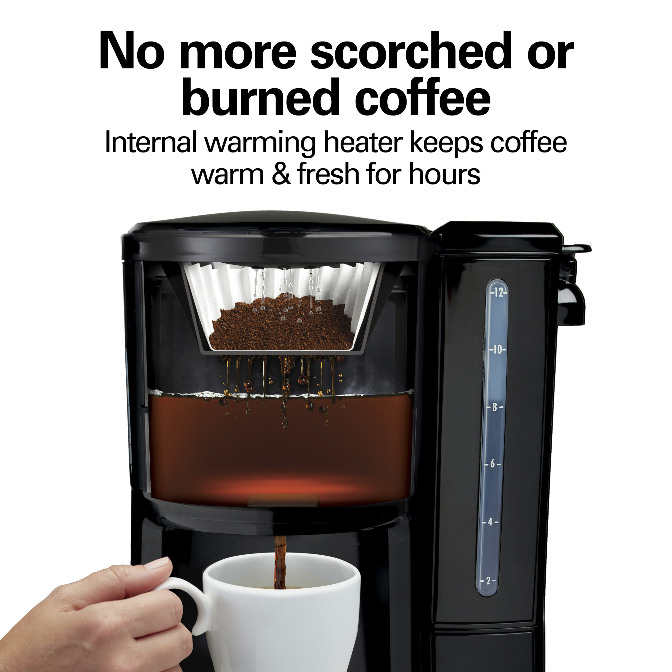 Hamilton Beach 12-Cup Programmable Coffee Maker, BrewStation photo 3