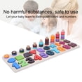 thumbnail image 4 of Children Toy Puzzle Toy Matching Puzzles Toy 3in1 Intelligent Children Matching Puzzle Early Education Block Matching Puzzles Kid Toy3in1 Rainbow Matching Toy, 4 of 8
