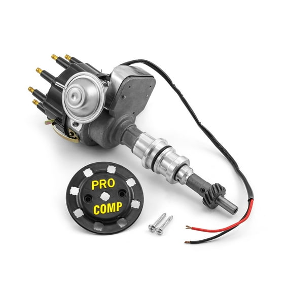 Speedmaster PCE376.1081.02 Compatible with Ford SB 289 302 Windsor 7000 Series Ready to Run Distributor [Black]