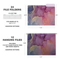 thumbnail image 6 of Global Printed Products Marble 1/3 Cut Hanging Folder, Multicolor, 6 of 7