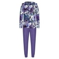 thumbnail image 4 of ZACPNCV Two Piece Outfits For Women Jogging Suits Casual Sweatsuits Jogger Tracksuits Long Sleeve Zipper Matching Sets Multicolor, 4 of 5