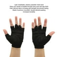 thumbnail image 4 of Breathable Workout Gloves, 1 Pair Non Slip Protective Gear Breathable Workout Gloves Riding Half Finger Gloves Women Weight Lifting Sport Riding Half Finger for Weightlifting, 4 of 7