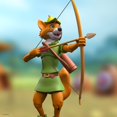 thumbnail image 3 of Figura de acción Super7 ULTIMATES! Robin Hood de Disney, 18 cm, 3 of 6