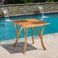 thumbnail image 1 of Christopher Knight Home Table Carrée en Bois d'Acacia Hermosa, Finition Teck, 1 of 1