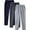 Navy, variant on ZQUUVOU Mens Sweatpants With Pockets 3 Pack Fleece Casual Jogger For Men Athletic Pants With Drawstring Navy