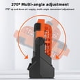 thumbnail image 6 of Camping Fan with LED Lantern,8inch Rechargeable Outdoor Tent Fan, 270°Head Rotation,Stepless Speed & Quiet Battery Operated USB Fan, 6 of 8
