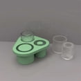 thumbnail image 2 of Silicone Ice-Cube Molds for Tumbler Cup Ice-Cube Maker with Lid for Whiskey Drinks Ice Tray Ice Making Mould, 2 of 5