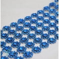 thumbnail image 2 of Craft and party Diamond Flower Shape Mesh Wrap Roll Faux Rhinestone Crystal Ribbon 4" x 10 yards (30 ft), 2 of 2