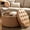 Khaki, variant on Easthome Multi-Function Round Storage Ottoman with Lockable Casters, Detachable Wood Tray Top, Button Tufted Foot Stool for Living Room Bedroom Study, Khaki