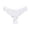 White, variant on Women's Lace Bow Thongs T Back Low Waist Breathable Panties Sexy Seamless V-Shape Design Floral Lace (Red, M)