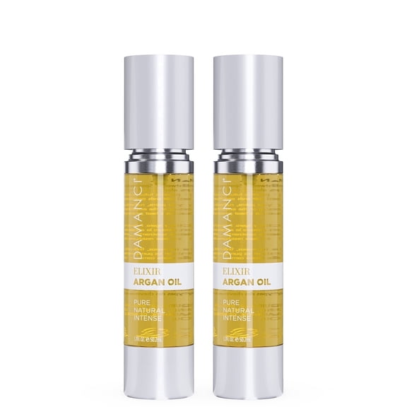 DAMANCI Elixir Argan Oil, Liquid Gold for Hair 1.7 oz (Pack of 2)