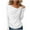 White, variant on BLVB Long Sleeve Tops for Women Trendy Asymmetrical Neck Ruched Going out Tops Spring Fall Fashion Tee Shirts Outfits