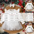 thumbnail image 4 of OJSFQUFP Infant Baby Girl Romper Lace Dress Floral Fall Winter Outfits Long Sleeve Clothes with Bow Headband, 4 of 9