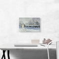 thumbnail image 2 of ARTCANVAS The Magpie - La Pie Canvas Art Print by Claude Monet - Size: 18" x 12" (0.75" Deep), 2 of 9