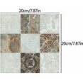 thumbnail image 2 of 30 piezas de pegatinas autoadhesivas impermeables para azulejos, pegatinas de mármol para azulejos, decoración de pared autoadhesiva para cocina, baño, 20 x 20 cm (mármol), 2 of 5