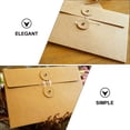 thumbnail image 3 of BESTYASH 10Pcs Retro Style Kraft Paper Project Envelope Brown Multi-Function Document Storage, 3 of 8