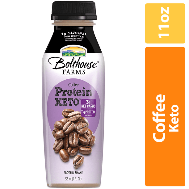 Bolthouse Farms Protein Keto Beverage, Coffee, 11 oz - Walmart.com