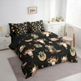 thumbnail image 3 of Feelyou Tribal Western Boot Bedding Comforter Set 7pcs for Kids, Rustic Gothic Sheep Skull King Bedding Sets, Cactus Botanical Reversible Bed Sheets, Breathable Home Decor, 3 of 8