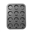 thumbnail image 1 of Premium Non-Stick Bakeware Muffin Pan & Cupcake Pan, 12-Cup, Steel, 1 of 5