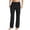 C39/Black, variant on XIYON Mens Casual Pants Straight Fit Comfortable Elastic Waist Pants For Home Relaxation Spring Summer Breathable Soft Solid Color Trousers Streetwear