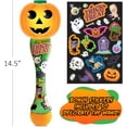 thumbnail image 4 of ArtCreativity Light-up Halloween Wand for Kids Ages 3+ – LED Witch & Pumpkin Bubble Blower Toy, Fun Party Favor and Outdoor Play Gift, 4 of 9