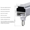 thumbnail image 5 of Curtain Rail Wall Ceiling Curtain Rod, Aluminum Alloy Rail System, Mute Curtain Rail, with Curtain Pulley for Office Home Bathroom, 5 of 8