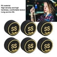thumbnail image 3 of Billiard Pool Cue Tips, 6PCS PU Black Multiple Layer Pool Cue Tips Replacement Kit For Billiard Games Pool Cues And Snooke, 3 of 8