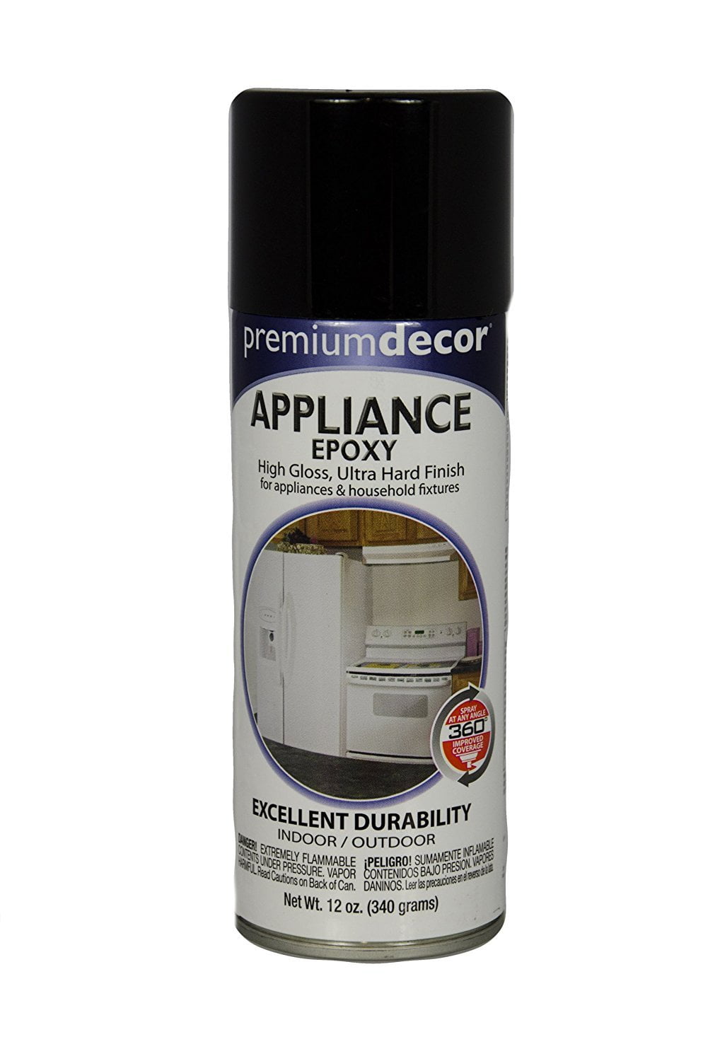General Paint & Manufacturing PD1539 Premium Decor Appliance Epoxy Spray with 360Degree Spray