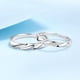 thumbnail image 1 of Anillo de moissanita de plata esterlina 925 Un par de anillos de amantes de Mozius El anillo no se desvanece fácilmente, es simple y versátil, 1 of 5