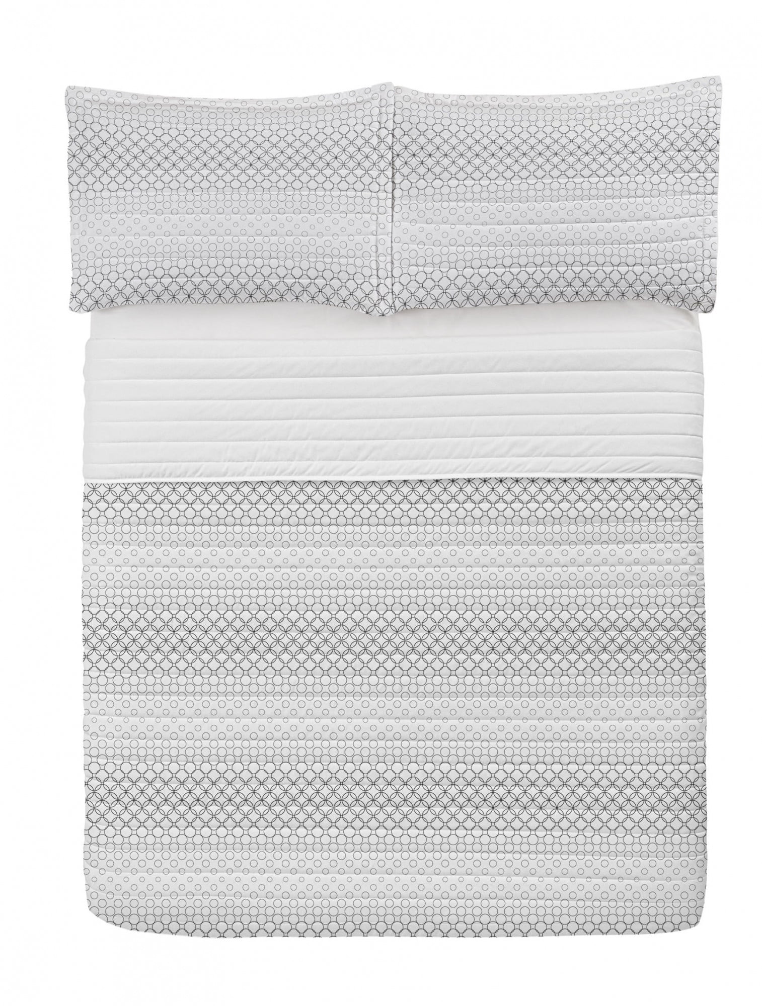 King Navy Reversible Microfiber Bedspread Set