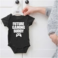thumbnail image 5 of Future Gaming Buddy Gamer Dad Joke Romper Boys or Girls Infant Baby Brisco Brands 6M, 5 of 6