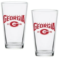 Georgia Bulldogs Two-Pack 16oz. Established Pint Glass Set