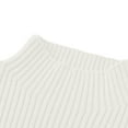 thumbnail image 4 of XIMIN Chandail Tricoté à Col Roulé Manches Longues Côtelé pour Bébé Fille Automne Hiver Chaud Basique Décontracté, 4 of 6